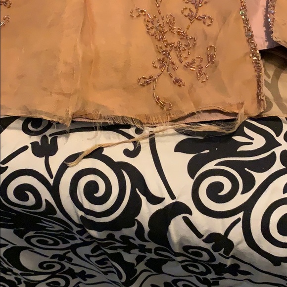 Custom Made Sequins Beaded Evening Gown - Picture 8 of 8